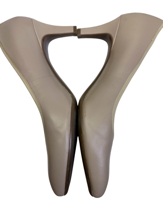 Naturalizer Everly Pump Taupe Leather Pointed-Toe Mid-Heel Size 7.5 - Picture 6 of 11